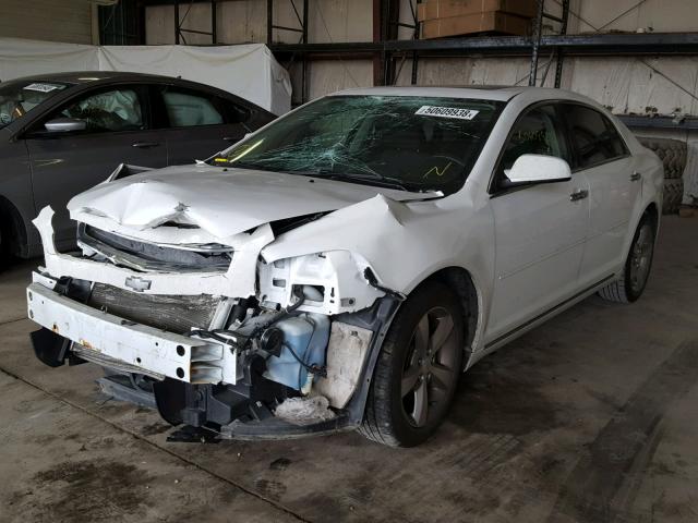 1G1ZC5EU0CF117577 - 2012 CHEVROLET MALIBU 1LT თეთრი ფოტო 2