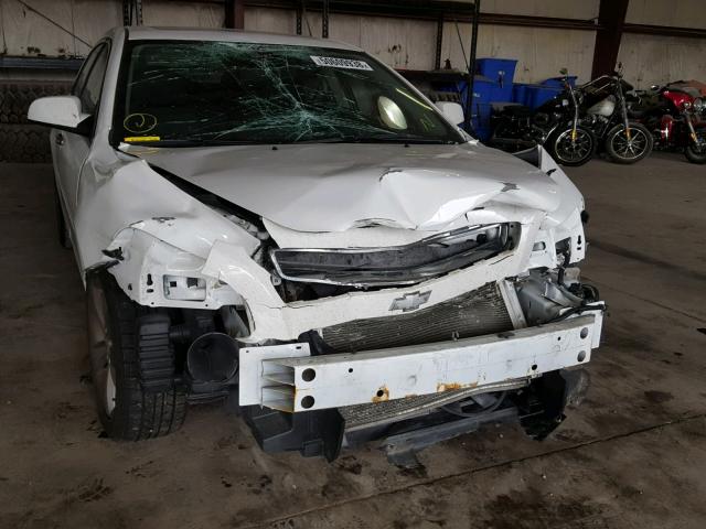 1G1ZC5EU0CF117577 - 2012 CHEVROLET MALIBU 1LT თეთრი ფოტო 9