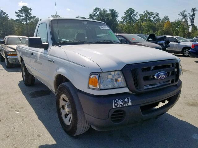 1FTYR10E98PB14558 - 2008 FORD RANGER WHITE photo 1