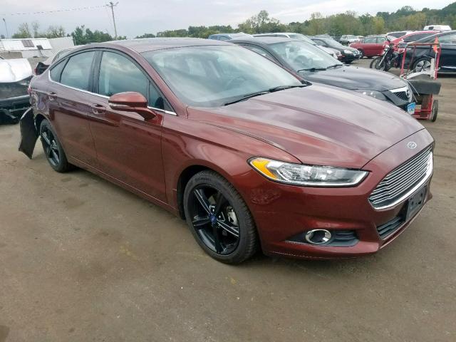 3FA6P0H95GR168869 - 2016 FORD FUSION SE BROWN photo 1