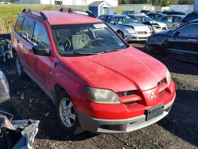 JA4LZ31G33U089201 - 2003 MITSUBISHI OUTLANDER RED photo 1