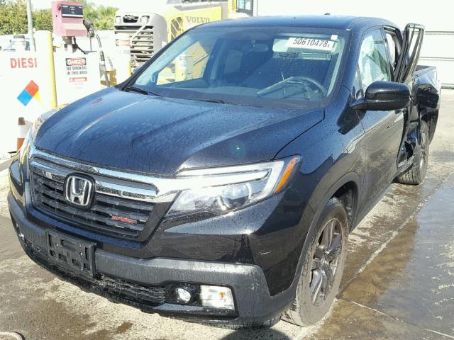 5FPYK2F16HB004535 - 2017 HONDA RIDGELINE BLACK photo 2