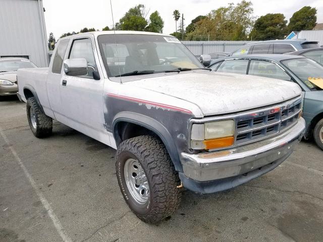 1B7GG23Y4NS556315 - 1992 DODGE DAKOTA GRAY photo 1