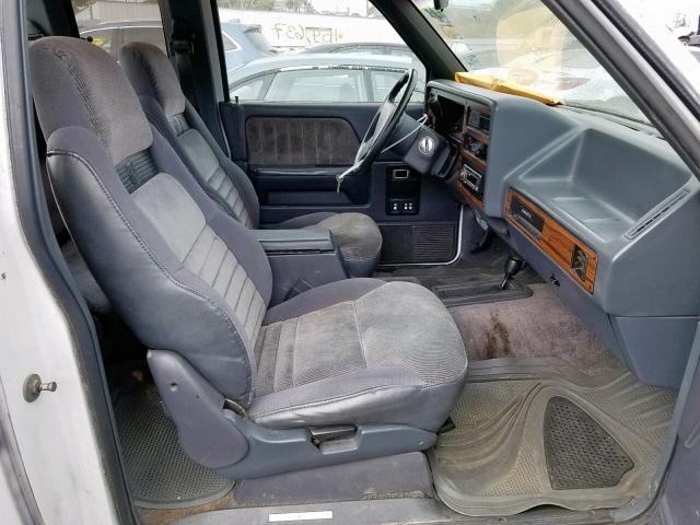 1B7GG23Y4NS556315 - 1992 DODGE DAKOTA GRAY photo 5