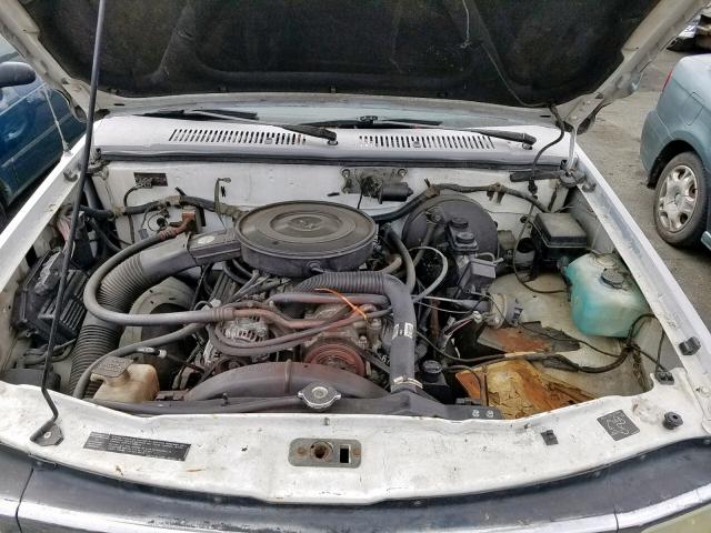 1B7GG23Y4NS556315 - 1992 DODGE DAKOTA GRAY photo 7