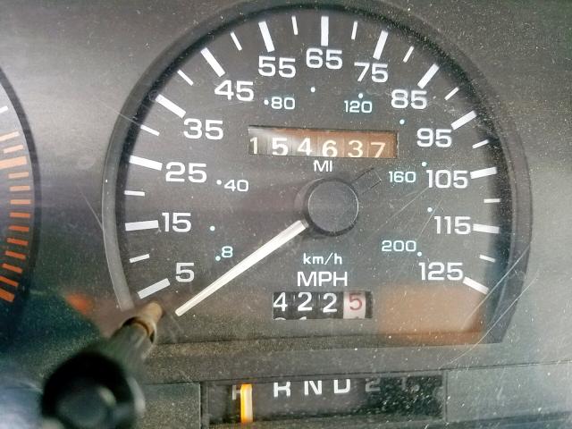 1B7GG23Y4NS556315 - 1992 DODGE DAKOTA GRAY photo 8