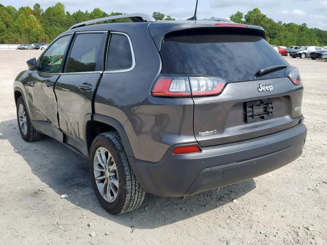 1C4PJLLB3KD346503 - 2019 JEEP CHEROKEE L GRAY photo 3