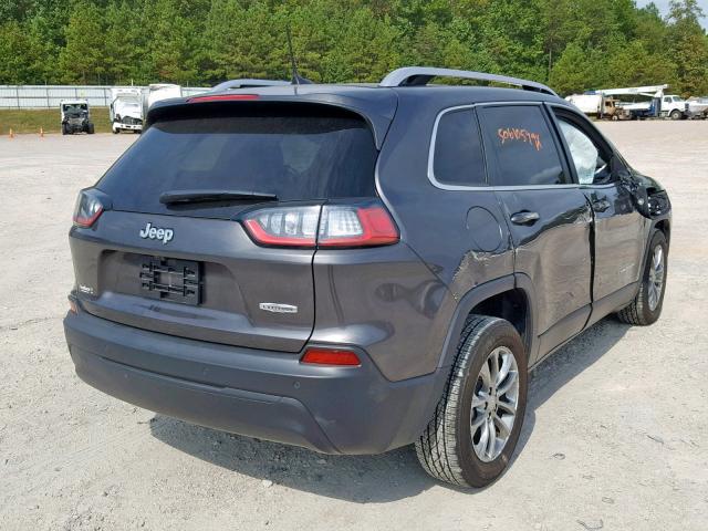 1C4PJLLB3KD346503 - 2019 JEEP CHEROKEE L GRAY photo 4