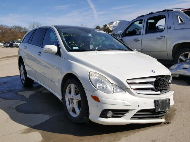 4JGCB65E58A075115 - 2008 MERCEDES-BENZ R 350 WHITE photo 1