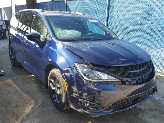 2C4RC1EG2JR333933 - 2018 CHRYSLER PACIFICA T BLUE photo 1