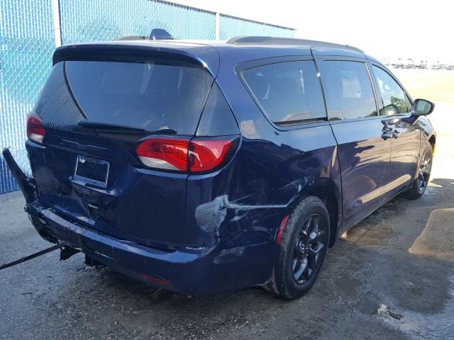 2C4RC1EG2JR333933 - 2018 CHRYSLER PACIFICA T BLUE photo 4