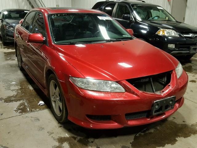 1YVHP80DX45N20435 - 2004 MAZDA 6 S RED photo 1