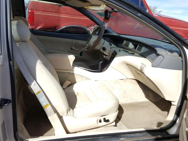 1LNLM91VXSY602887 - 1995 LINCOLN MARK VIII CREAM photo 5