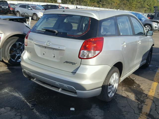 2T1KR32E13C077723 - 2003 TOYOTA MATRIX XR SILVER photo 4