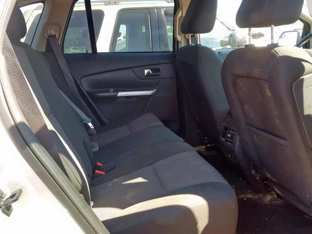 2FMDK4JC2BBB35358 - 2011 FORD EDGE SEL SILVER photo 6