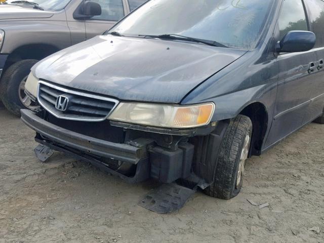 5FNRL18933B126687 - 2003 HONDA ODYSSEY EX GRAY photo 9