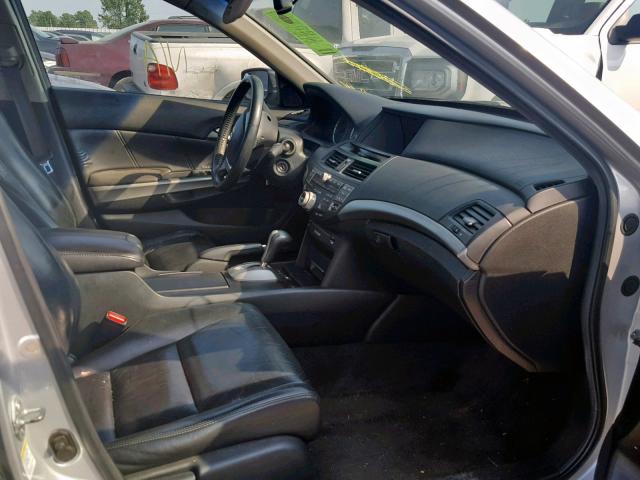 1HGCP26828A111187 - 2008 HONDA ACCORD EXL SILVER photo 5