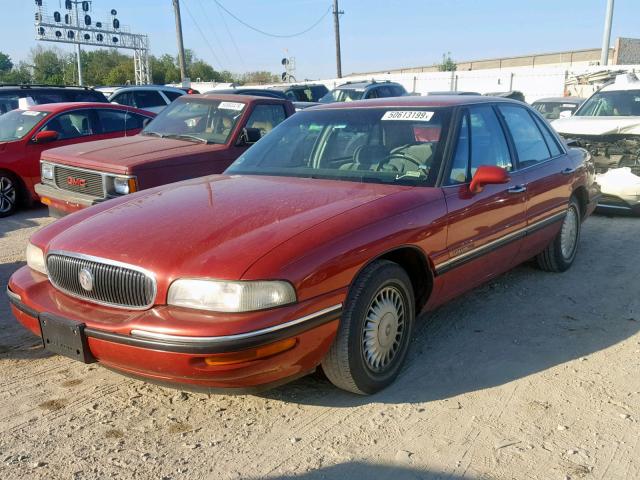 1G4HP52K2XH469141 - 1999 BUICK LESABRE CU RED photo 2