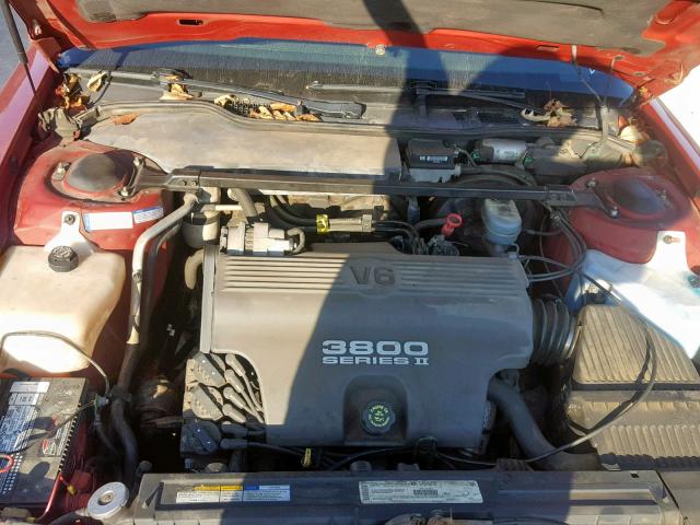 1G4HP52K2XH469141 - 1999 BUICK LESABRE CU RED photo 7