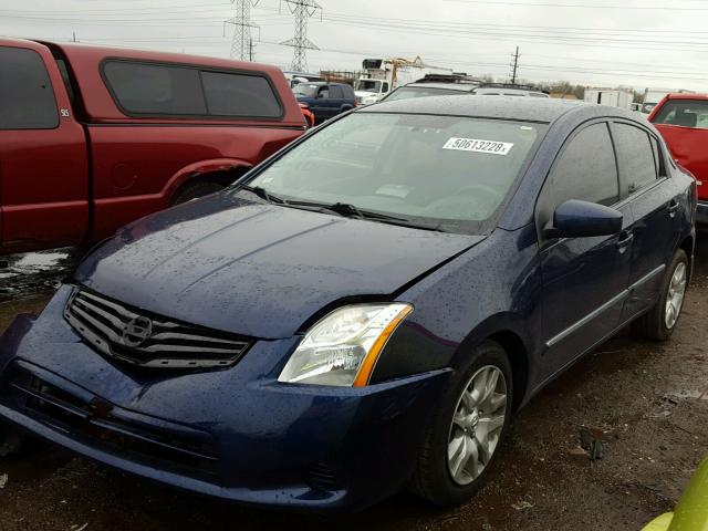 3N1AB6AP2CL754931 - 2012 NISSAN SENTRA 2.0 BLUE photo 2