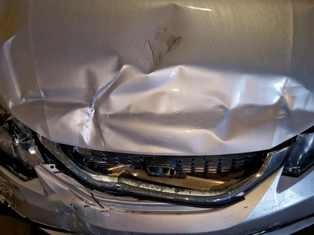 2HGFB2F55FH560492 - 2015 HONDA CIVIC LX SILVER photo 7