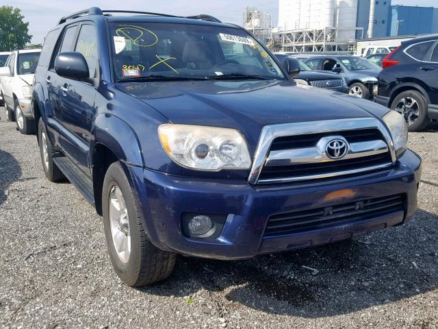 JTEBU14R48K013924 - 2008 TOYOTA 4RUNNER SR BLUE photo 1