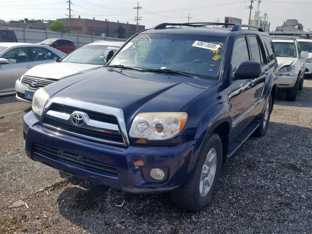 JTEBU14R48K013924 - 2008 TOYOTA 4RUNNER SR BLUE photo 2