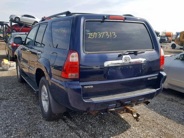 JTEBU14R48K013924 - 2008 TOYOTA 4RUNNER SR BLUE photo 3