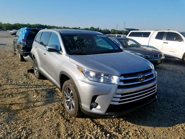 5TDKZRFH9KS561197 - 2019 TOYOTA HIGHLANDER SILVER photo 1