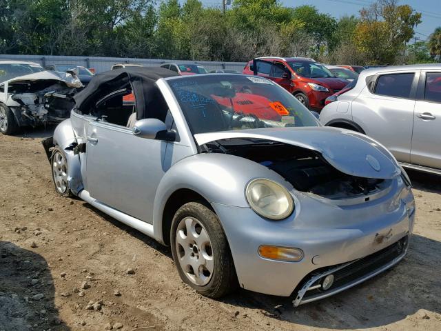 3VWCK21Y83M330426 - 2003 VOLKSWAGEN NEW BEETLE 银色 照片 1