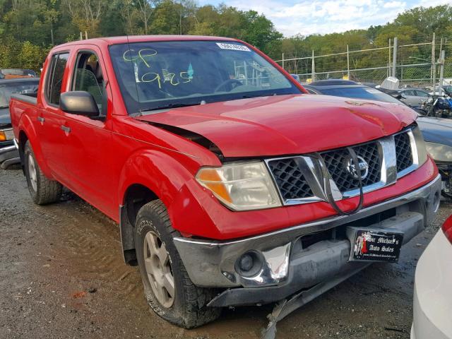 1N6AD07W16C412323 - 2006 NISSAN FRONTIER C RED photo 1