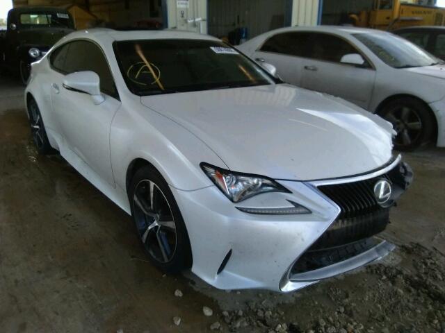 JTHHA5BC9H5005375 - 2017 LEXUS RC 200T WHITE photo 1