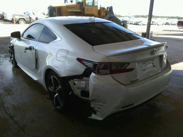 JTHHA5BC9H5005375 - 2017 LEXUS RC 200T WHITE photo 3