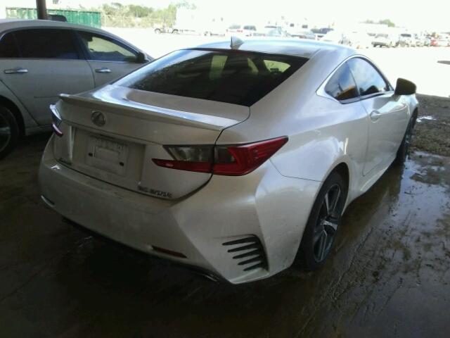 JTHHA5BC9H5005375 - 2017 LEXUS RC 200T WHITE photo 4