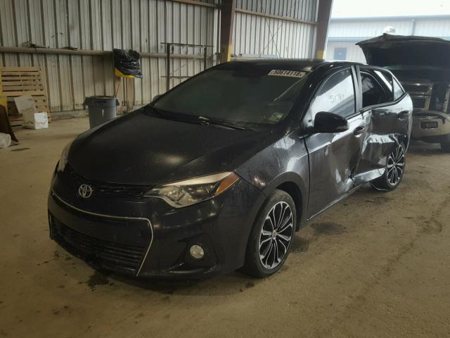 5YFBURHEXGP415280 - 2016 TOYOTA COROLLA L შავი ფოტო 2