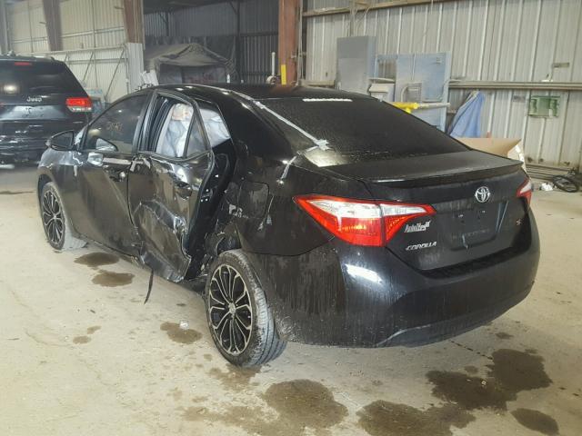 5YFBURHEXGP415280 - 2016 TOYOTA COROLLA L შავი ფოტო 3