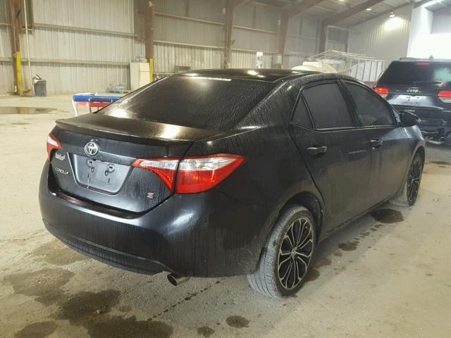 5YFBURHEXGP415280 - 2016 TOYOTA COROLLA L შავი ფოტო 4