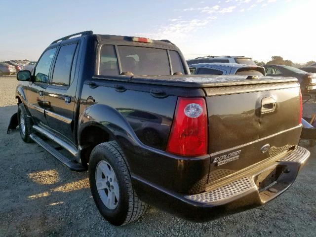 1FMZU67KX5UA17907 - 2005 FORD EXPLORER S BLACK photo 3