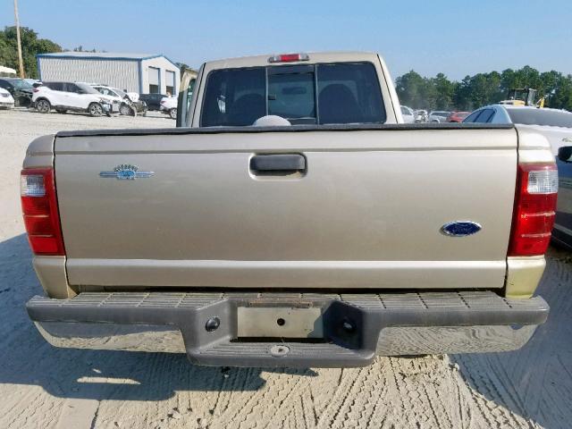 1FTYR14E01TA51647 - 2001 FORD RANGER SUP GOLD photo 9