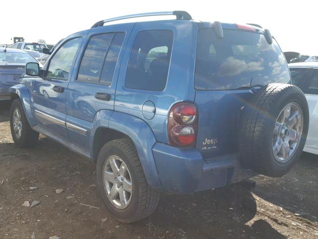 1J4GL58K56W162747 - 2006 JEEP LIBERTY LI BLUE photo 3