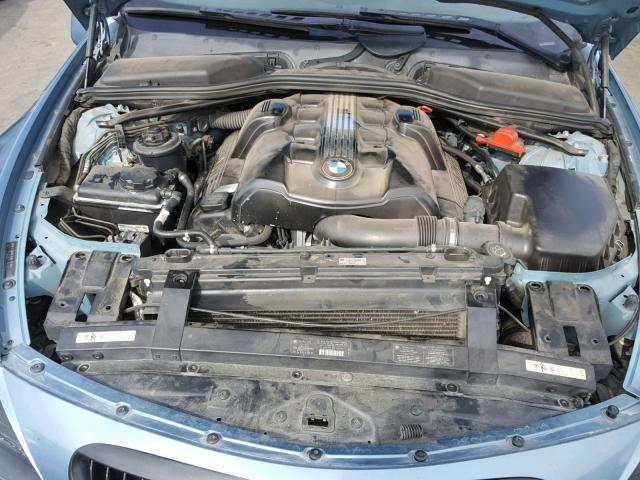 WBAEH73405B192468 - 2005 BMW 645 CI AUT BLUE photo 7