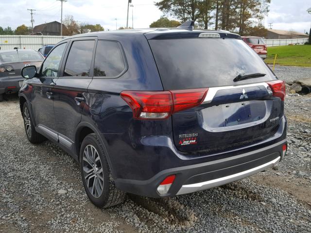 JA4AZ3A30JZ070805 - 2018 MITSUBISHI OUTLANDER BLUE photo 3