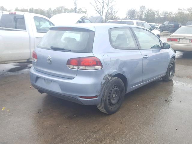 WVWAA7AJ3AW326388 - 2010 VOLKSWAGEN GOLF 蓝色 照片 4