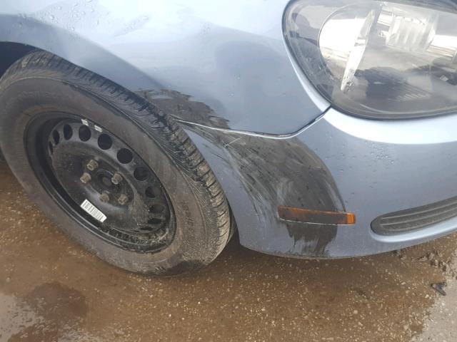 WVWAA7AJ3AW326388 - 2010 VOLKSWAGEN GOLF 蓝色 照片 9