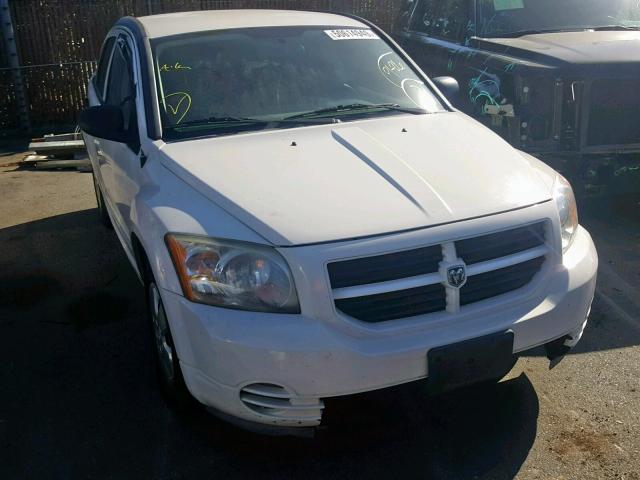 1B3HB28B57D237666 - 2007 DODGE CALIBER WHITE photo 1