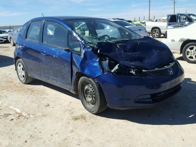 JHMGE8H33DC030755 - 2013 HONDA FIT BLUE photo 1