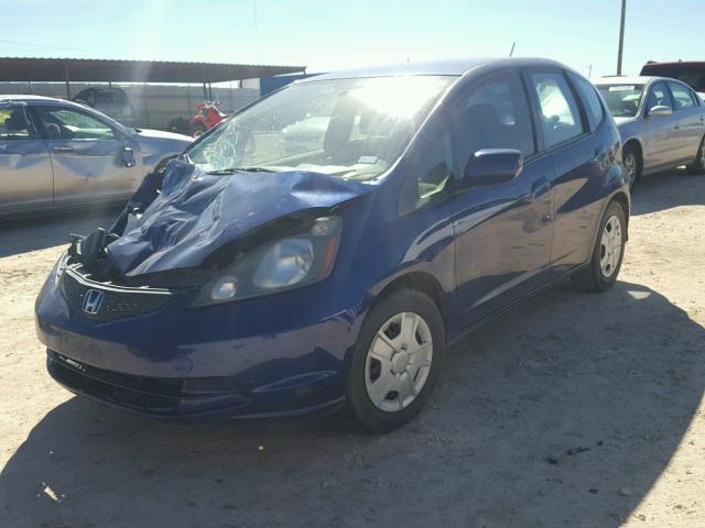 JHMGE8H33DC030755 - 2013 HONDA FIT BLUE photo 2