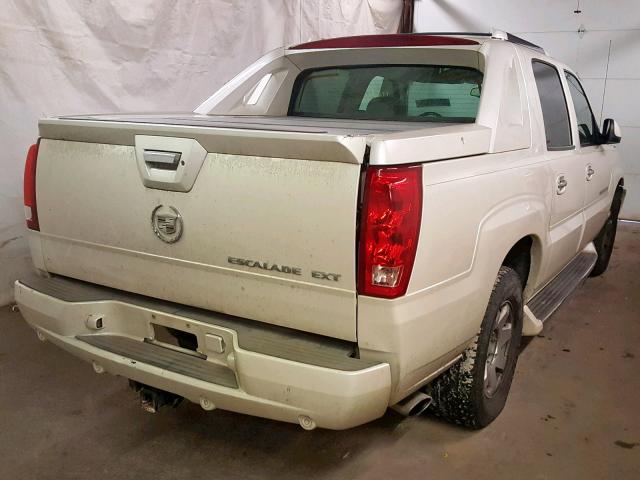 3GYEK62N64G104497 - 2004 CADILLAC ESCALADE E WHITE photo 4