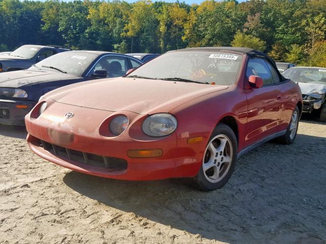 JT5ST07KXS0023372 - 1995 TOYOTA CELICA GT RED photo 2