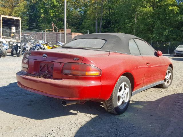 JT5ST07KXS0023372 - 1995 TOYOTA CELICA GT RED photo 4